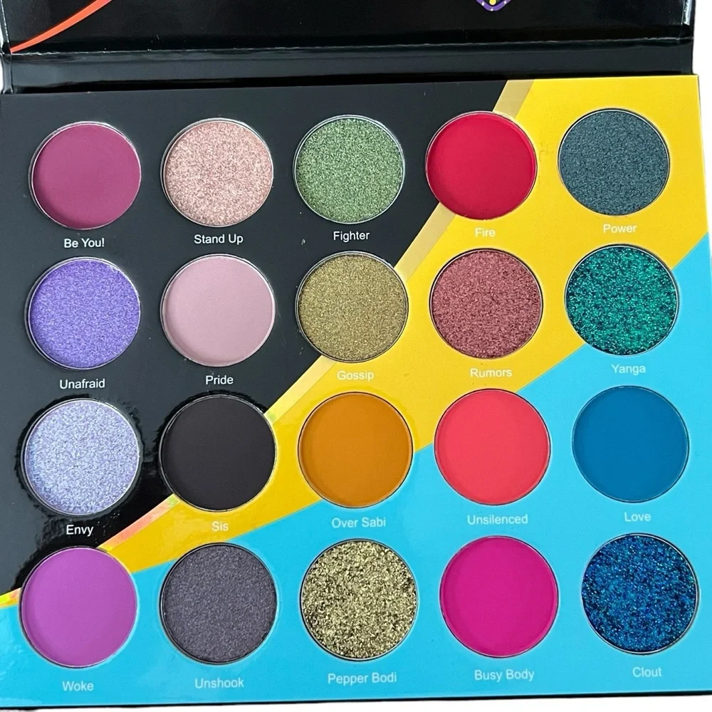 Juvia’s Place Wahala Eyeshadow Palette & Density Makeup Sponge NWT
